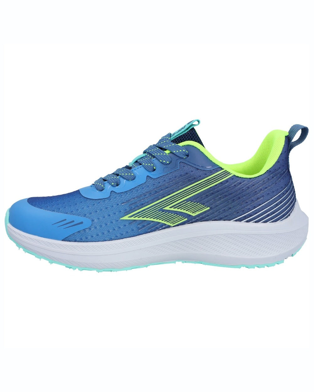 Estate Blue Moonlit Blue coloured Hi-Tec Womens Santorini Trainers on white background