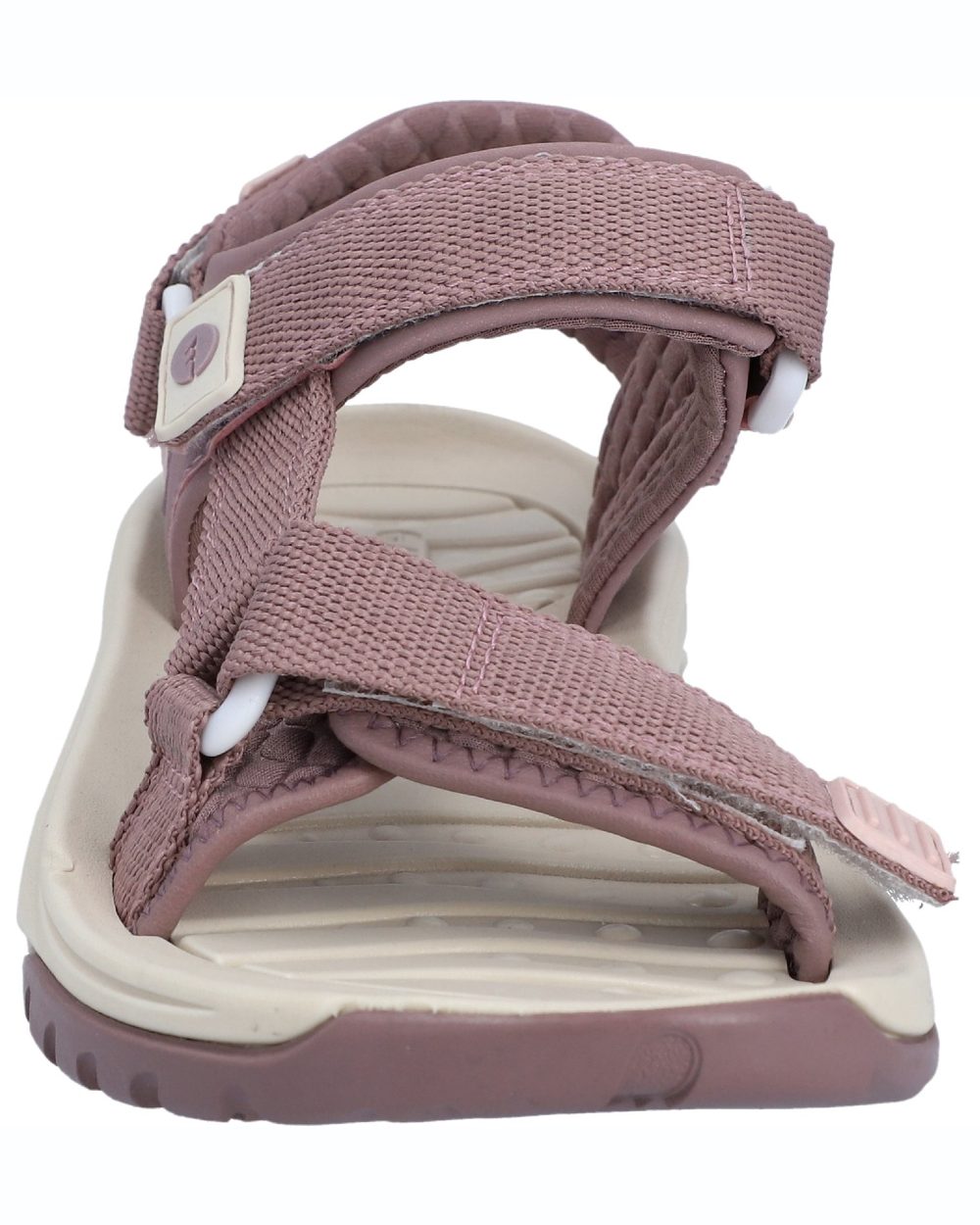 Rose Grey coloured Hi-Tec womens Ula Raft Sandals on white background