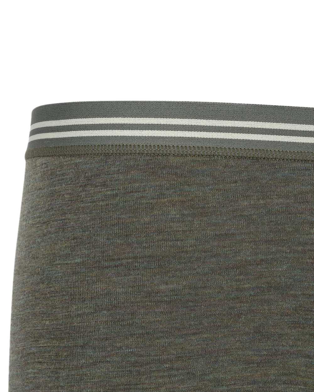 Green Coloured Hoggs of Fife 100% Merino Wool Long Pants on white background