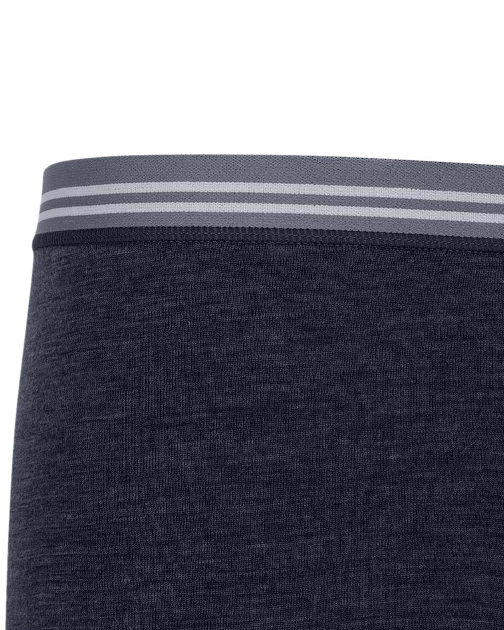 Navy Coloured Hoggs of Fife 100% Merino Wool Long Pants on white background