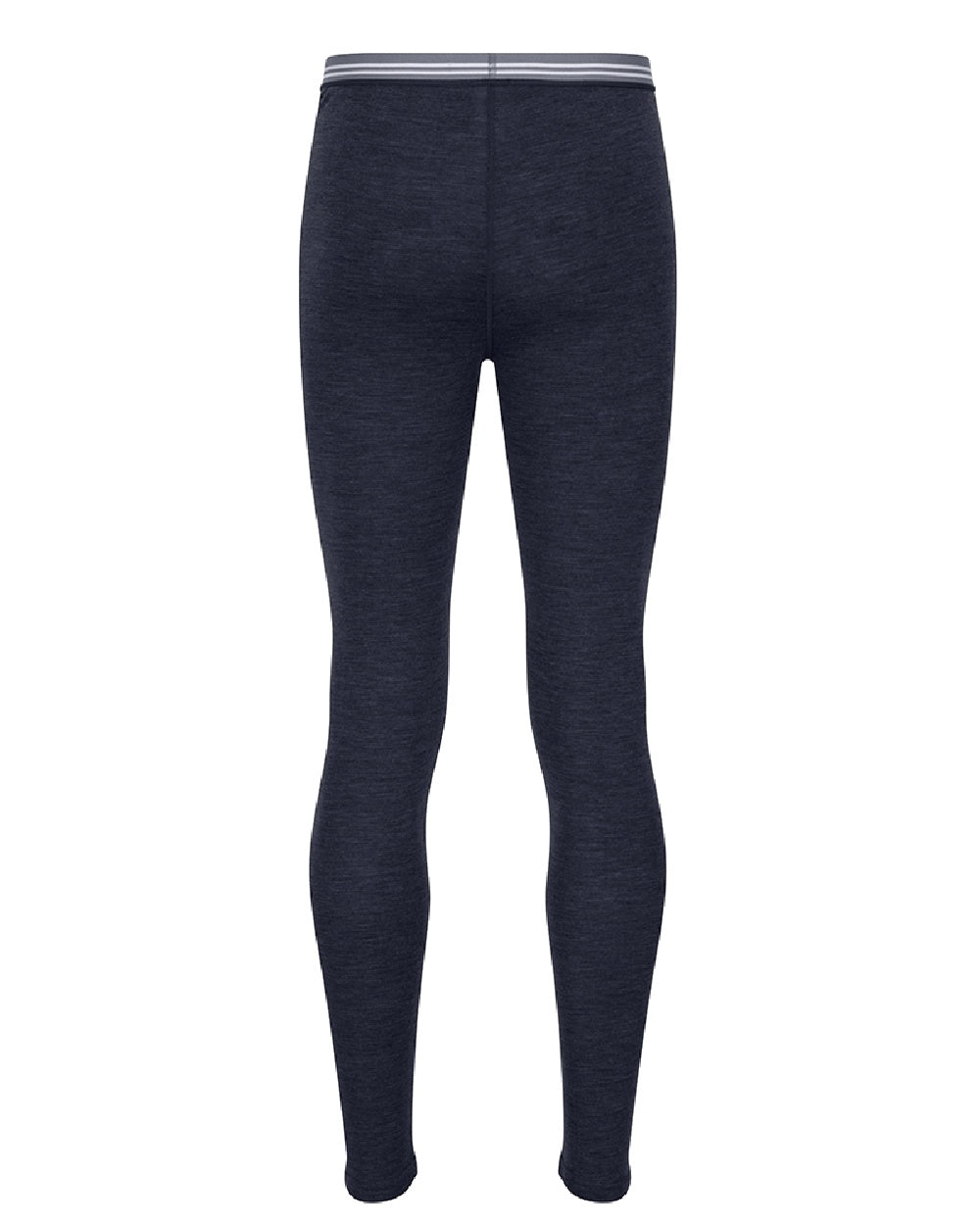 Navy Coloured Hoggs of Fife 100% Merino Wool Long Pants on white background