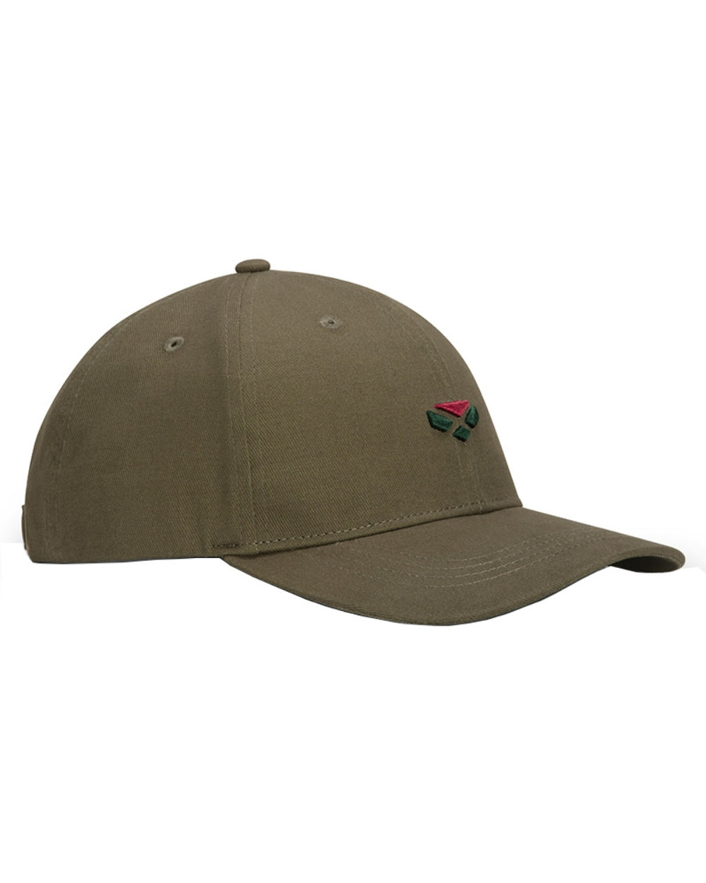 Olive Coloured Hoggs of Fife 1888 Baseball Cap on white background