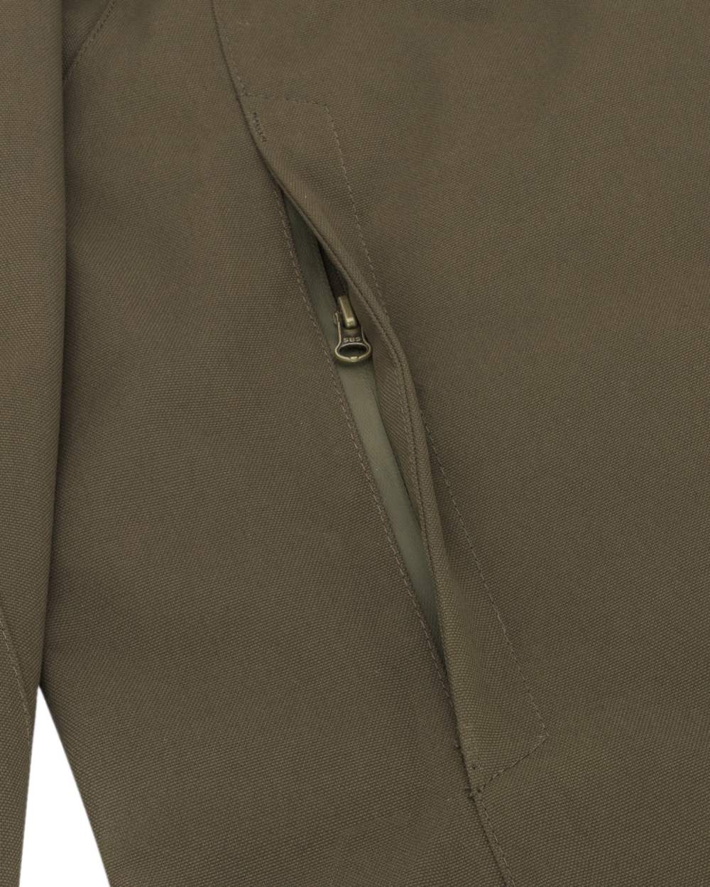 Green Coloured Hoggs of Fife Ballater Waterproof Field Jacket on white background