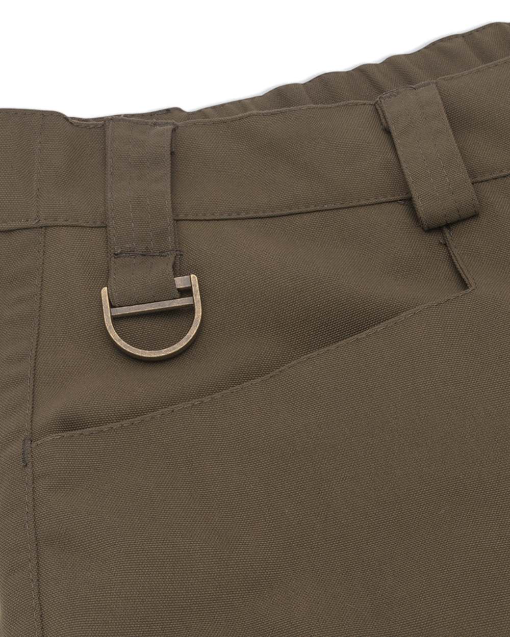 Green Coloured Hoggs of Fife Ballater Waterproof Field Trousers on white background