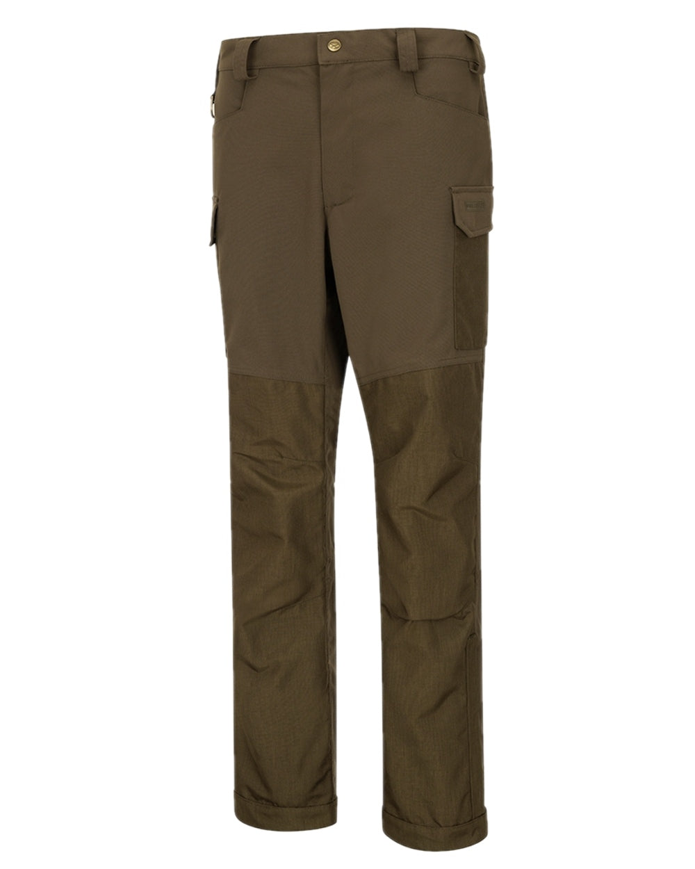 Green Coloured Hoggs of Fife Ballater Waterproof Field Trousers on white background
