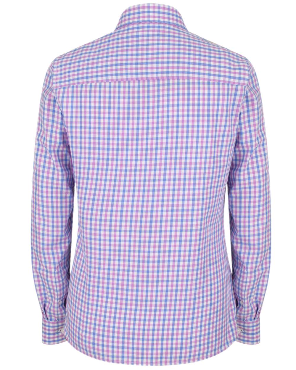 Pink Blue Coloured Hoggs of Fife Becky II Shirt on white background