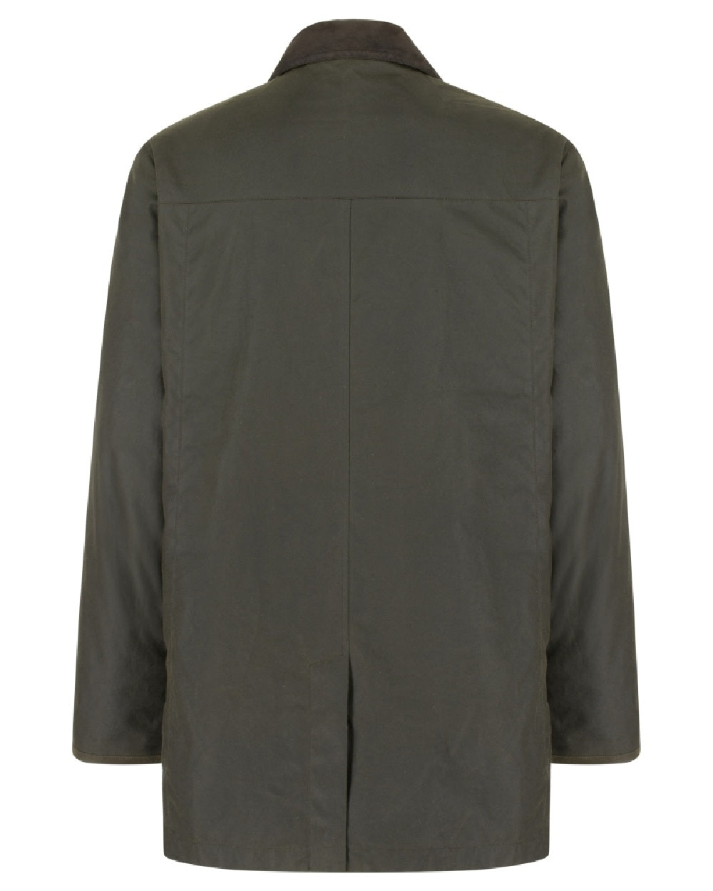 Olive Coloured Hoggs of Fife Caledonia Waxed Jacket on white background