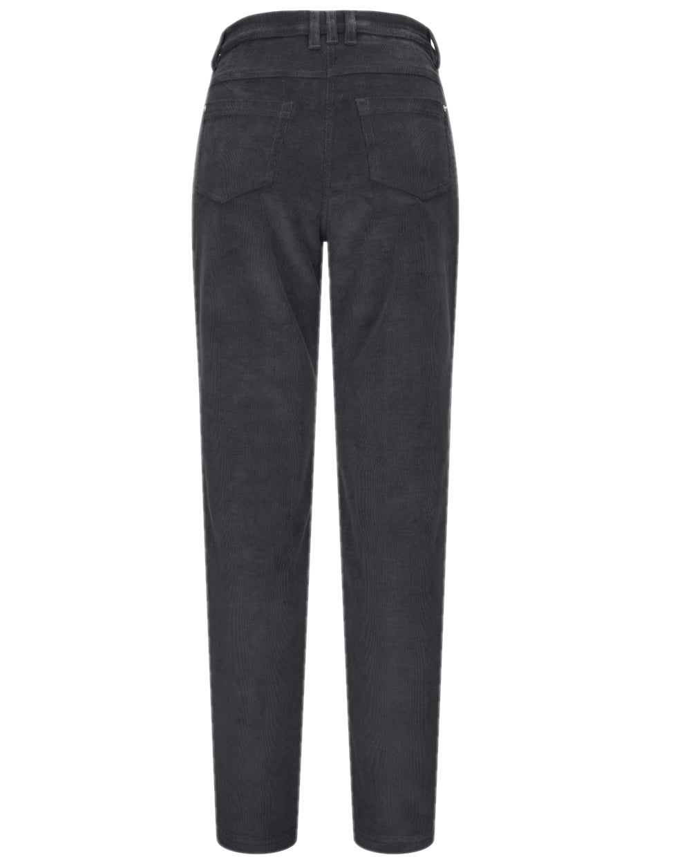 Smokey Grey Coloured Hoggs of Fife Ceres Ladies Stretch Cord Jeans on white background