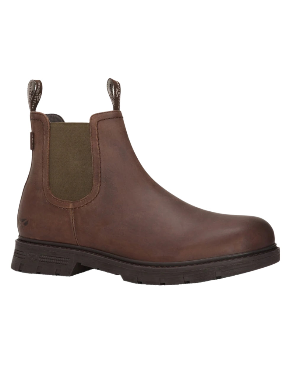 Dark Brown Coloured Hoggs of Fife Dalmeny Dealer Boots on white background