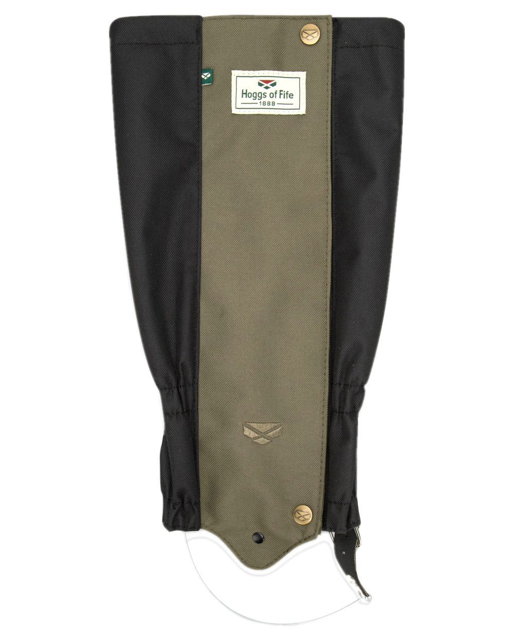 Green Black Coloured Hoggs of Fife Field & Trek Gaiters on white background