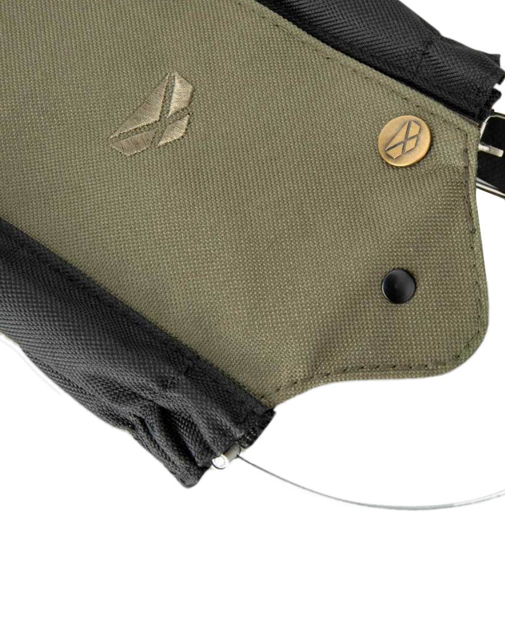 Green Black Coloured Hoggs of Fife Field & Trek Gaiters on white background