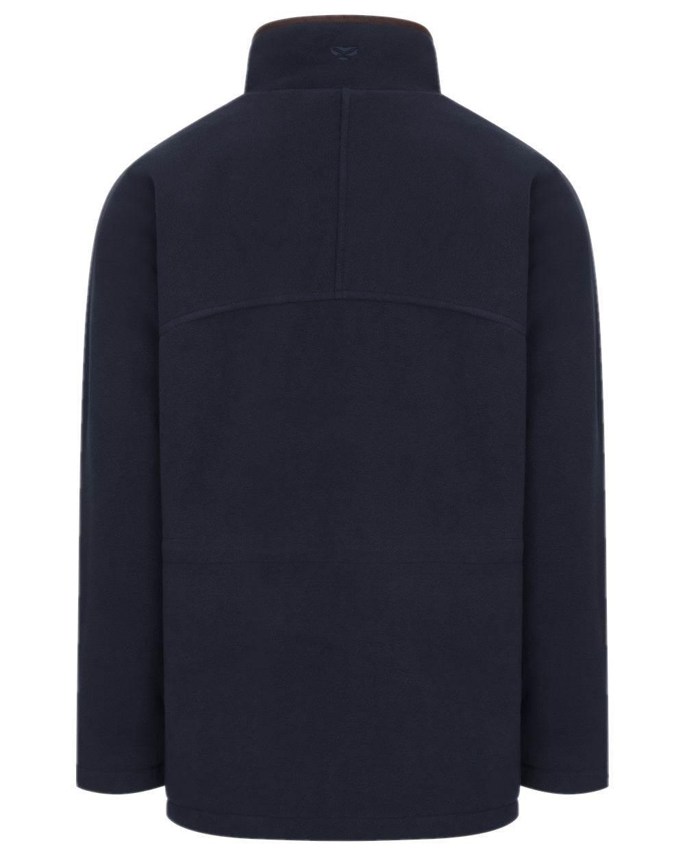 Navy Coloured Hoggs of Fife Ghillie II Padded Waterproof Fleece Jacket on white background