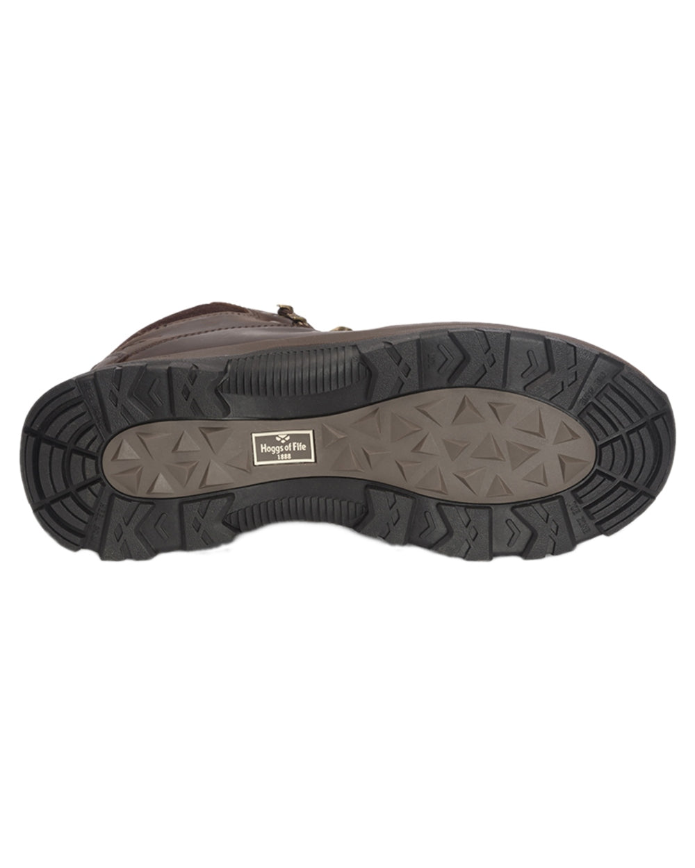 Brown Coloured Hoggs of Fife Glencoe Waxy Leather Trek Boot on white background