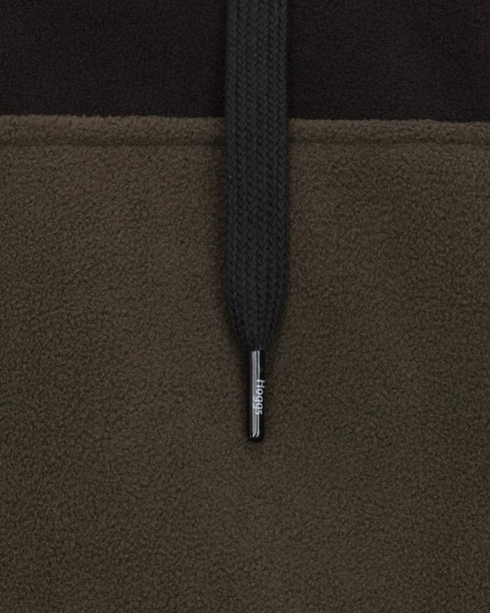 Green Coloured Hoggs of Fife Green King II Stormproof Bonded Hoodie on white background