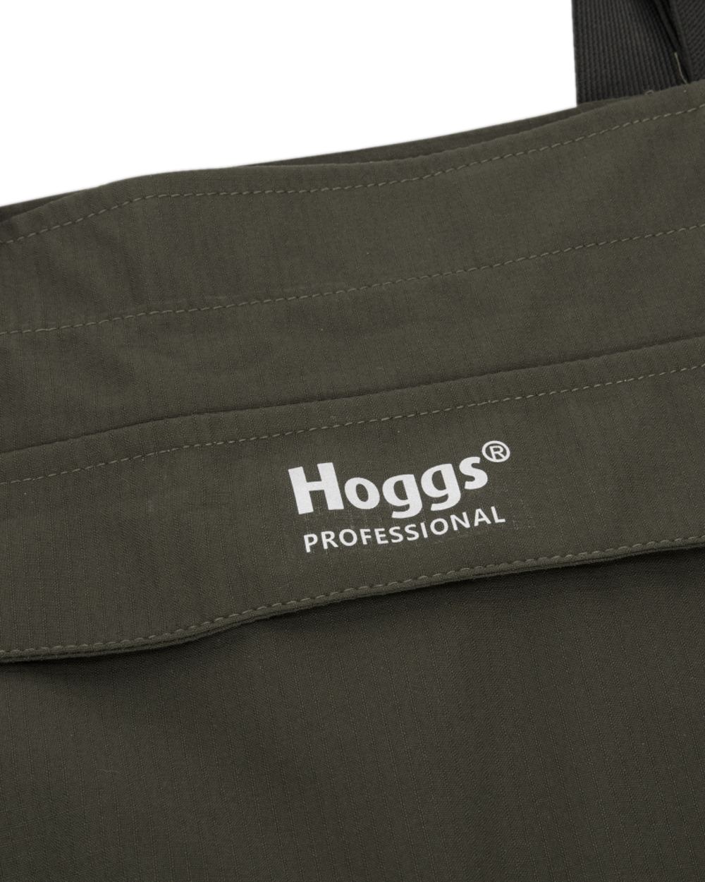 Green Coloured Hoggs of Fife Green King II Waterproof Bib & Brace on white background