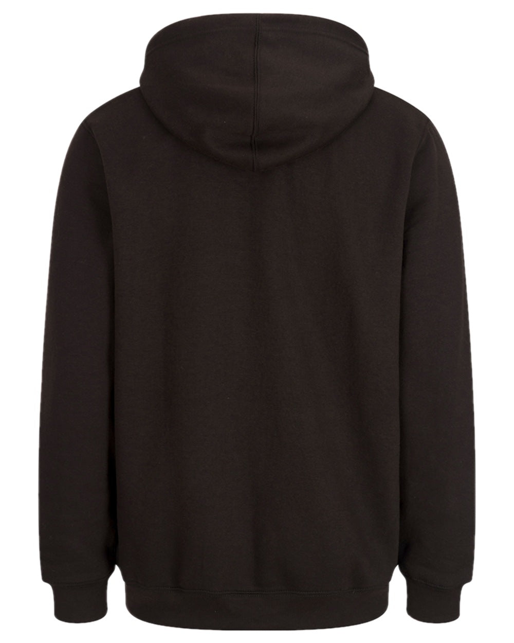 Black Coloured Hoggs of Fife Hoggs Professional Hoodie on white background