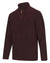 Burgundy coloured Hoggs of Fife Islander 1/4 Zip Micro Fleece Shirt on white background #colour_burgundy