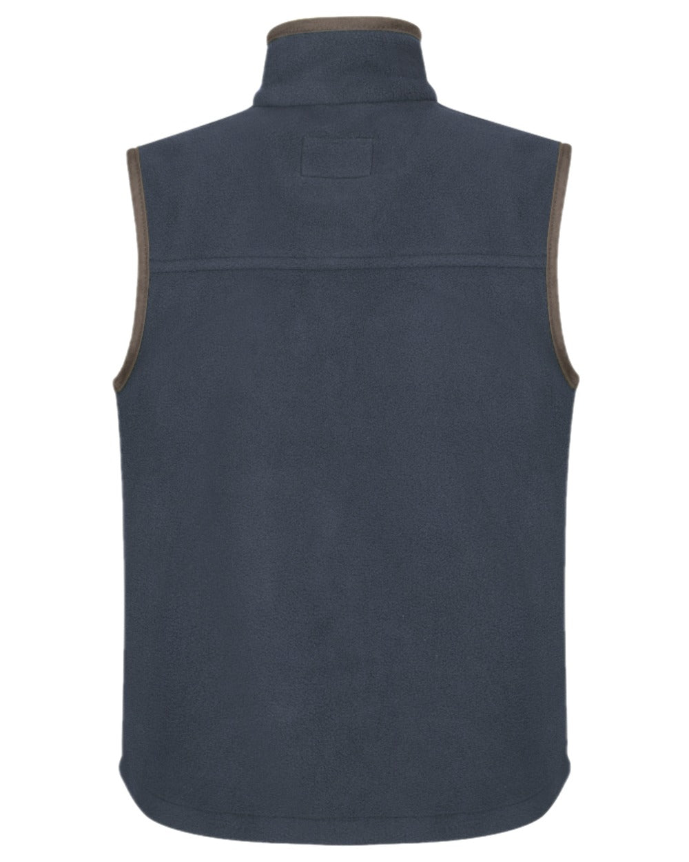 Navy Coloured Hoggs of Fife Junior Woodhall Fleece Gilet on white background