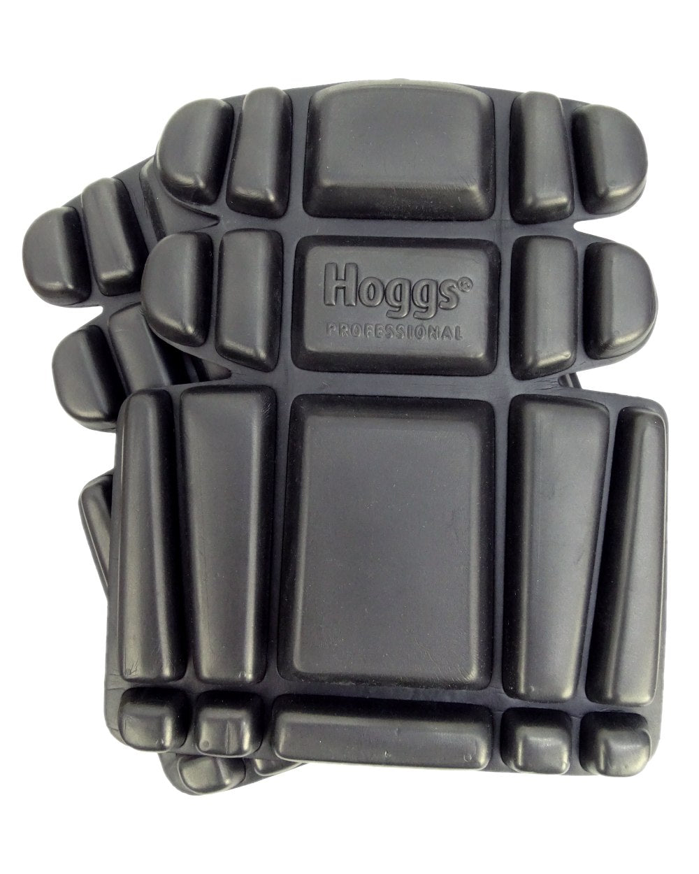 Black Coloured Hoggs of Fife Knee Pads on white background