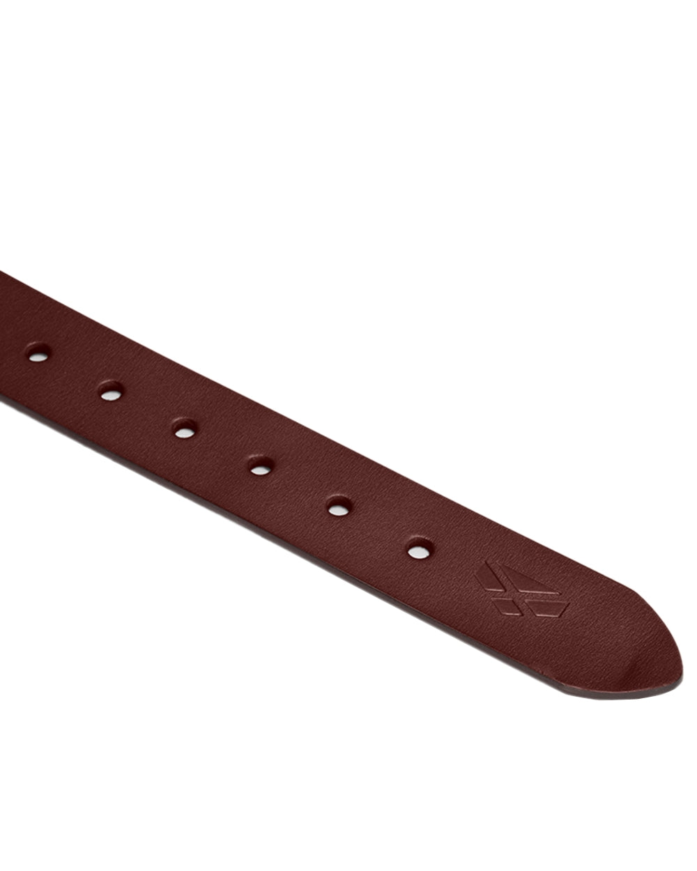 Dark Brown Coloured Hoggs of Fife Luxury Leather Belts on white background