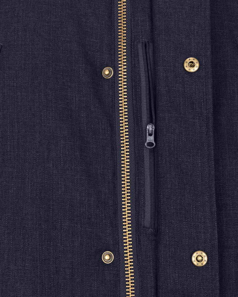 Marine Navy Coloured Hoggs of Fife Mens Argyll II Jacket on white background