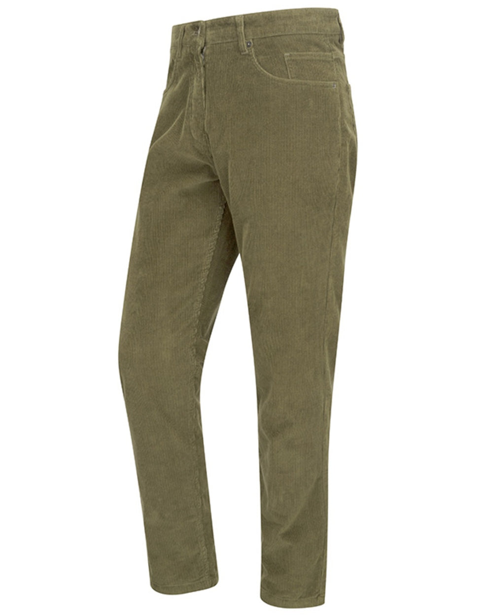 Stone coloured Hoggs of Fife Mens Comrie Cord Jeans on white background