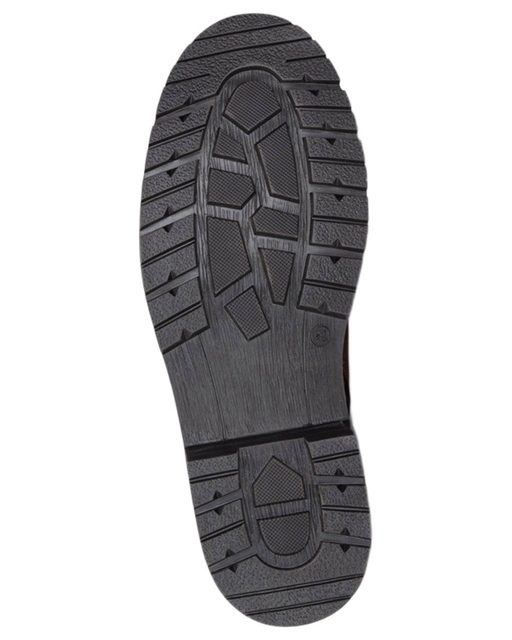 Dark Brown coloured Hoggs of Fife Mens Dunblane Waterproof Dealer Boots on white background