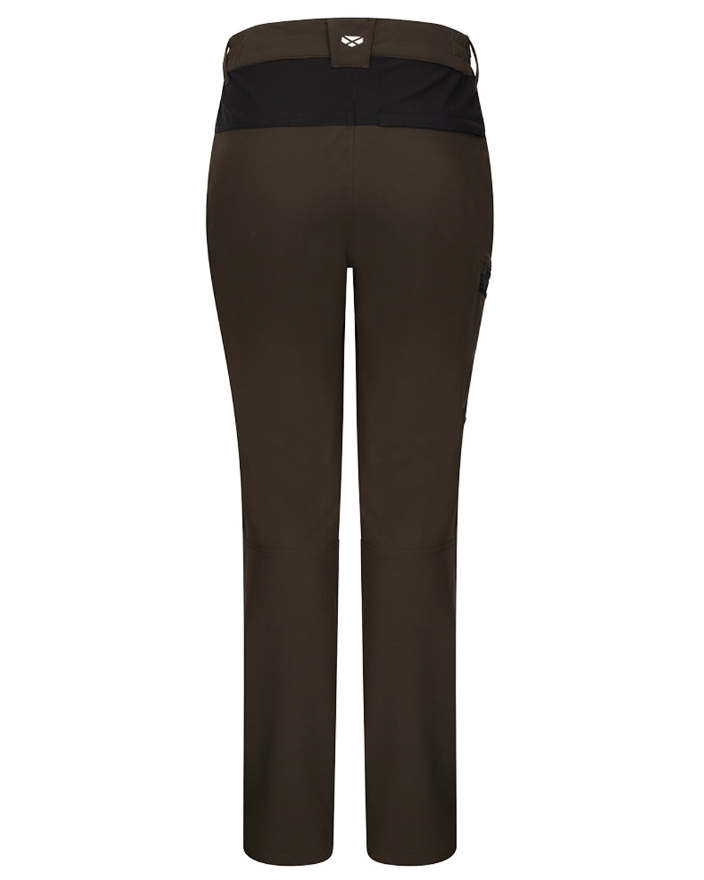 Green Black coloured Hoggs of Fife Mens Green King Active Utility Trousers on white background