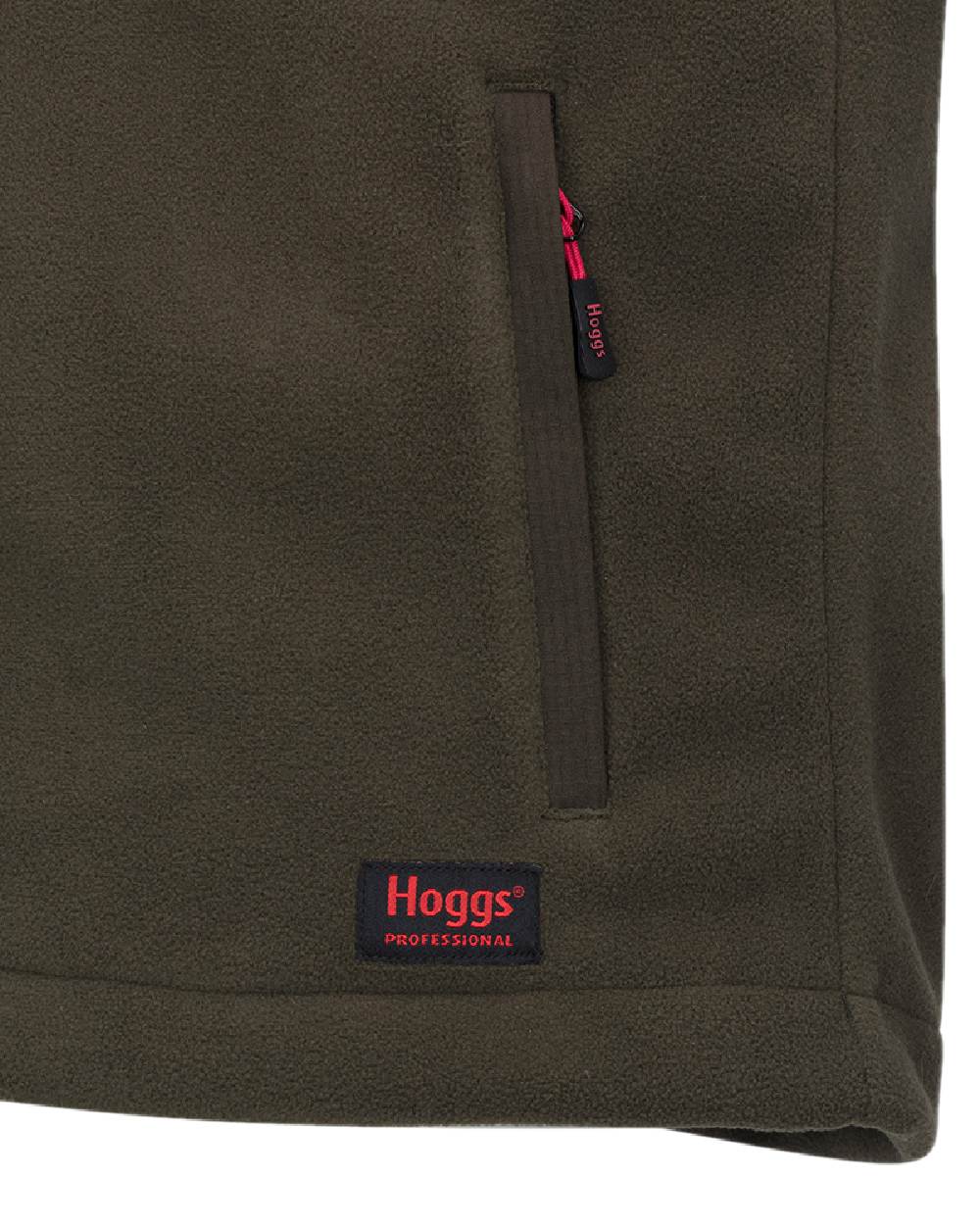 Green Coloured Hoggs of Fife Mens Green King II Gilet on white background