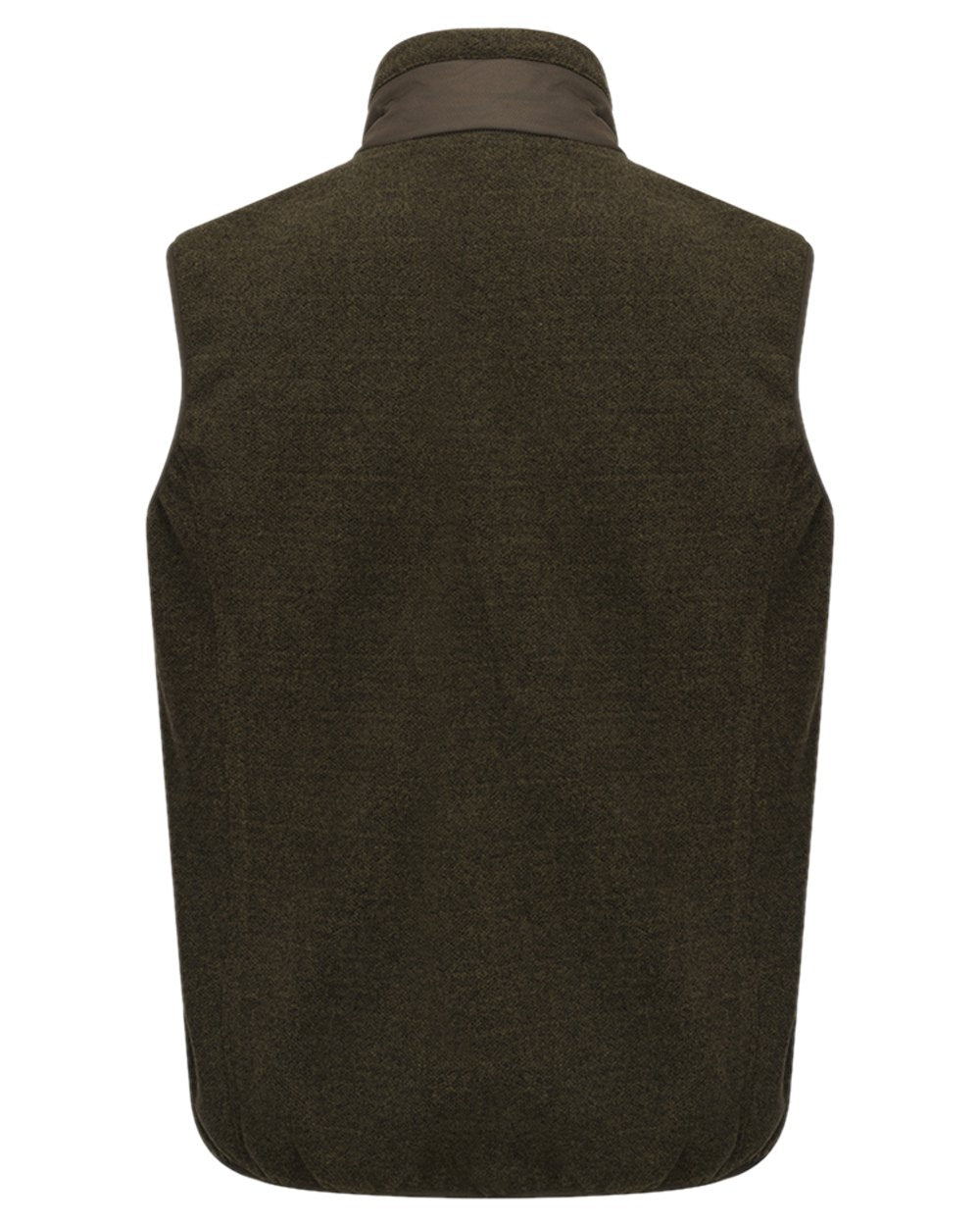 Dark Forest Marl Coloured Hoggs of Fife Mens Melville Hybrid Gilet on white background