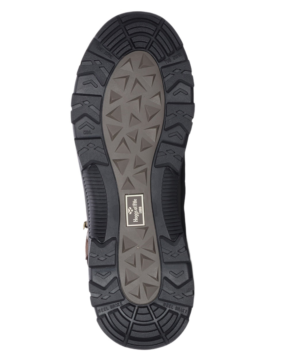 Brown Coloured Hoggs of Fife Mens Orchy 8" Waterproof Field Boots on white background