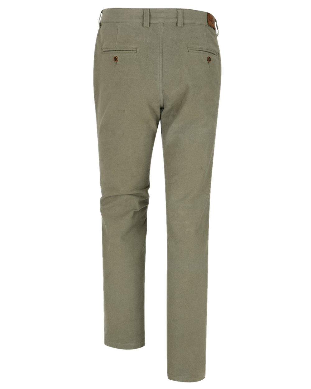 Lovat Coloured Hoggs of Fife Monarch II Moleskin Trousers on white background