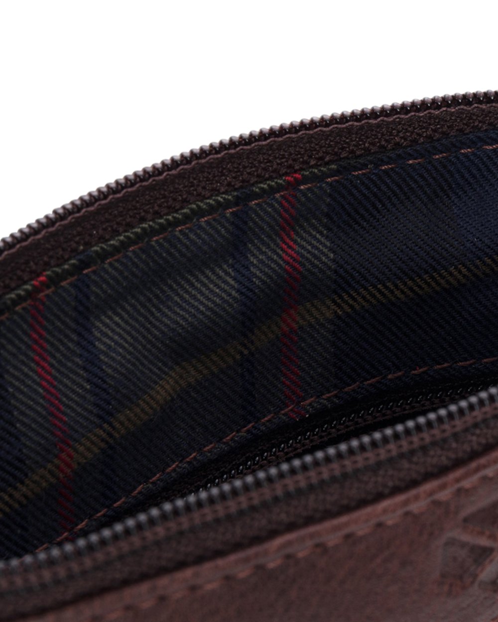 Conker Coloured Hoggs of Fife Monarch Leather Travel Organiser on white background