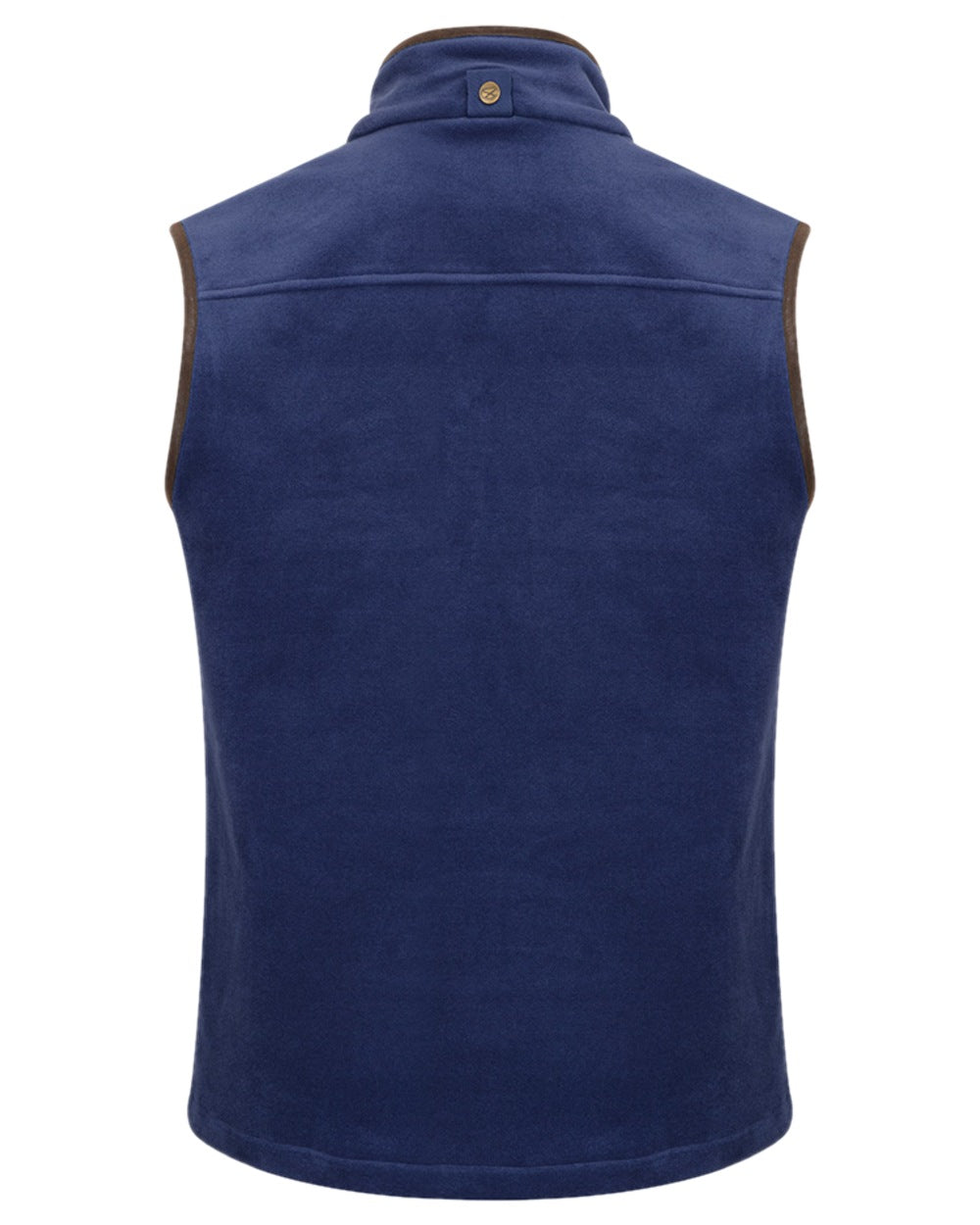 Nordic Blue coloured Hoggs of Fife Stenton Technical Fleece Gilet on white background