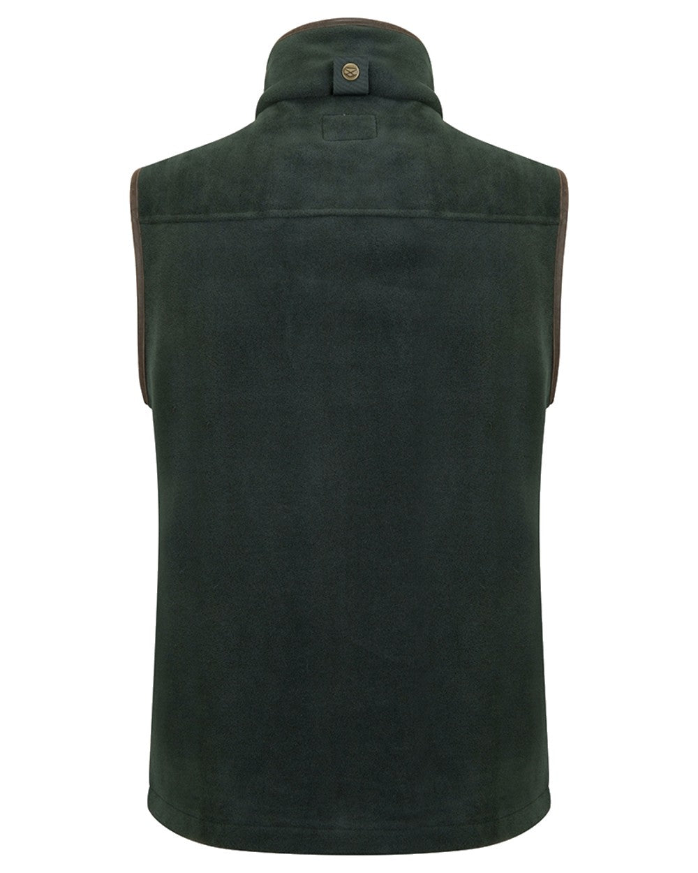 Pine Green coloured Hoggs of Fife Stenton Technical Fleece Gilet on white background