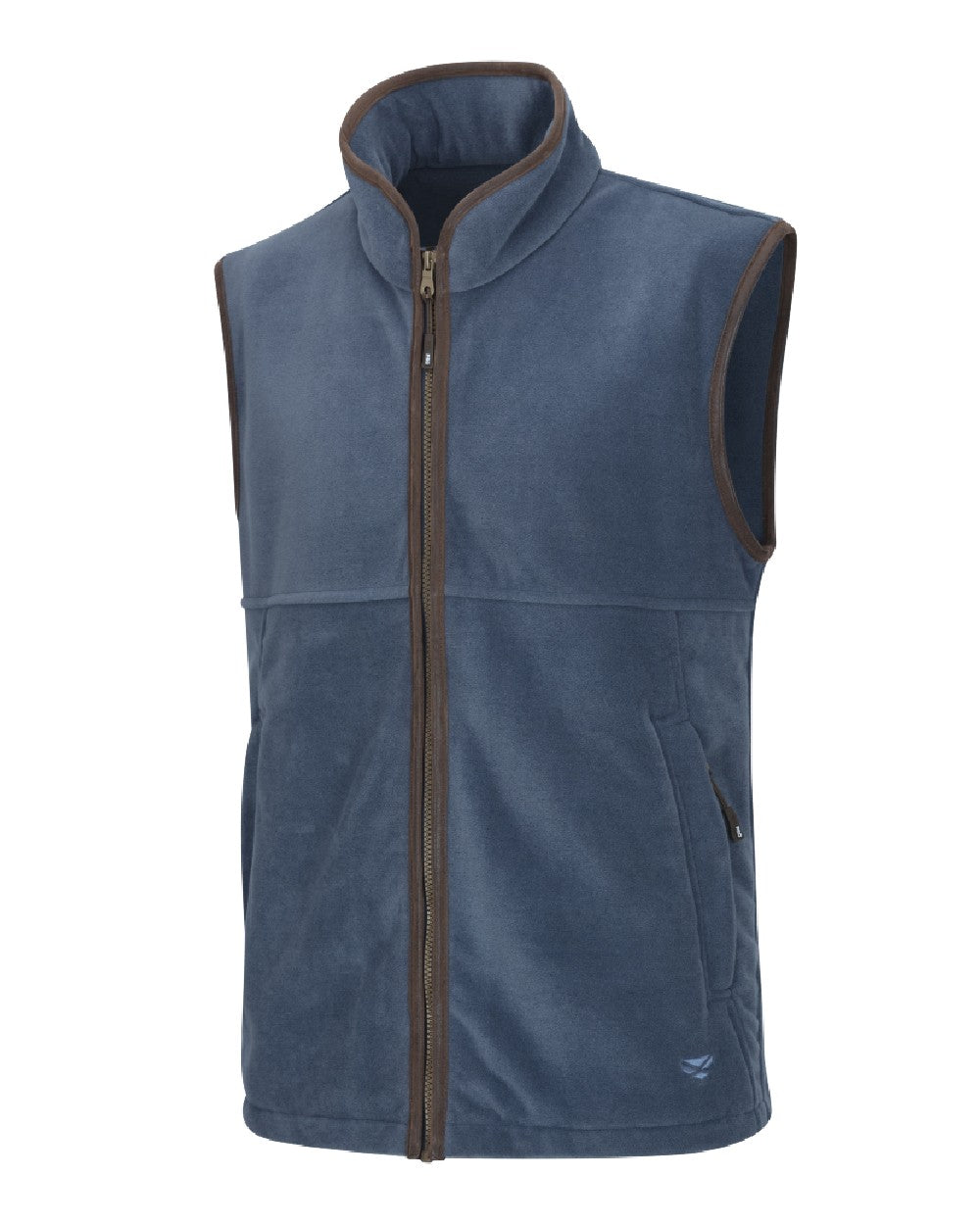 Slate Grey coloured Hoggs of Fife Stenton Technical Fleece Gilet on white background