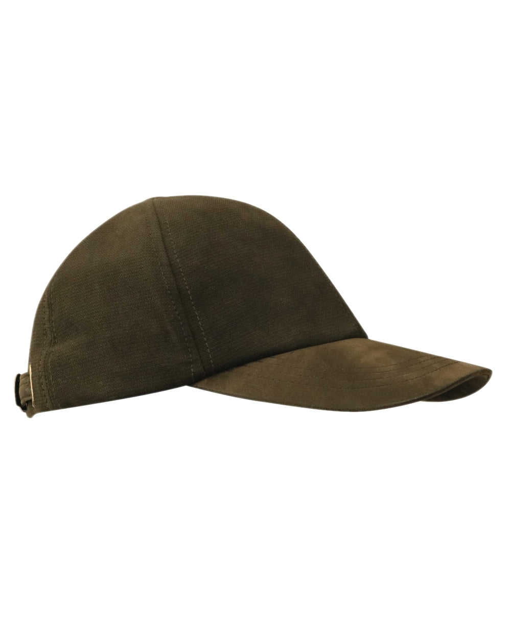 Green Coloured Hoggs of Fife Struther Junior Waterproof Baseball Cap on white background