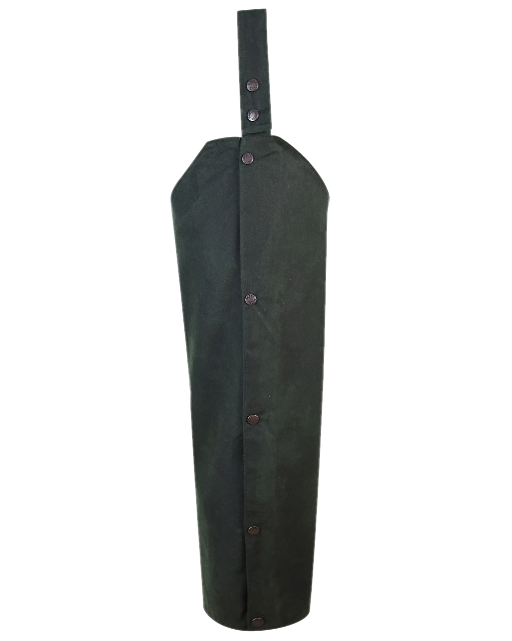 Olive Coloured Hoggs of Fife Waxed Leggings on white background