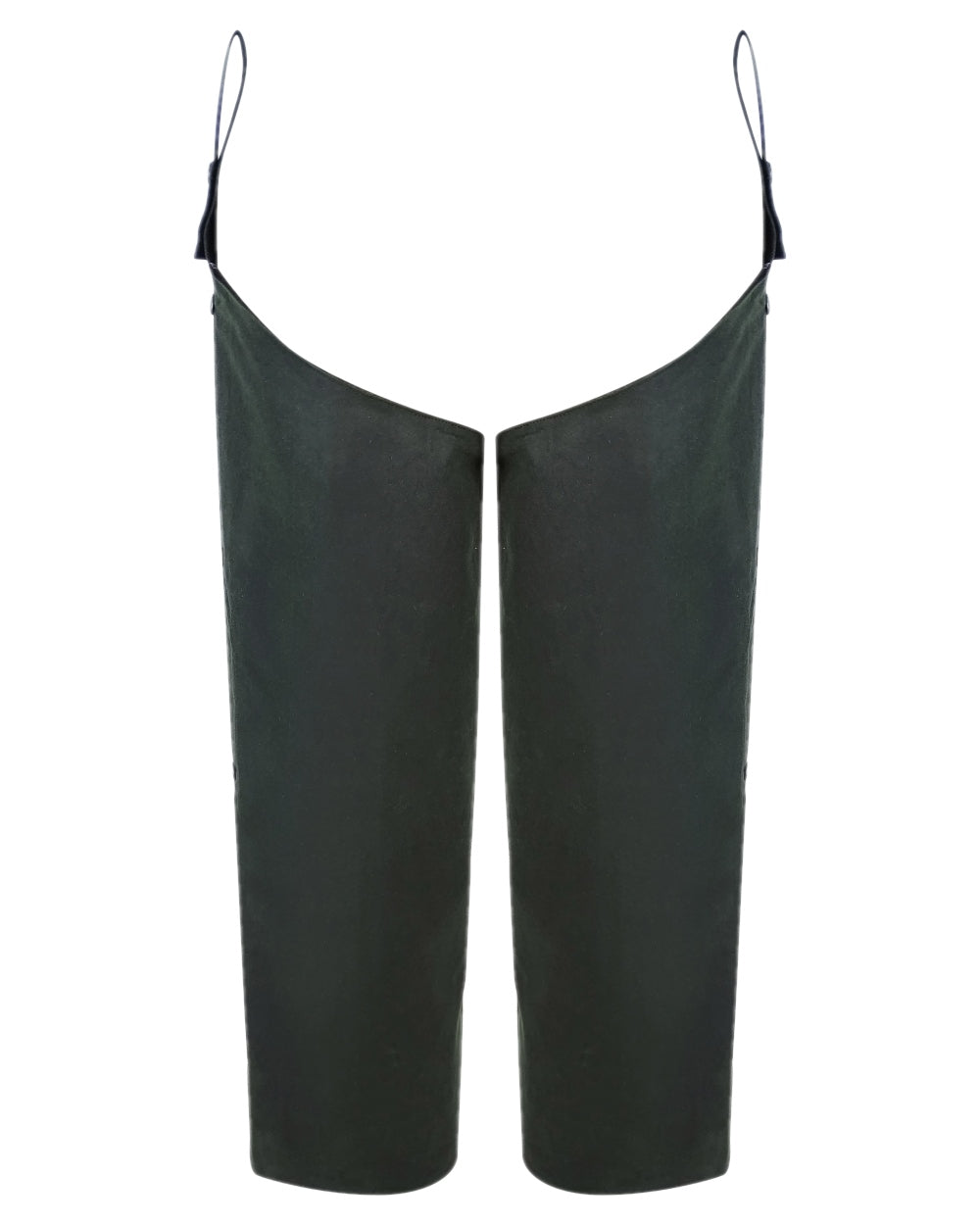 Olive Coloured Hoggs of Fife Waxed Leggings on white background