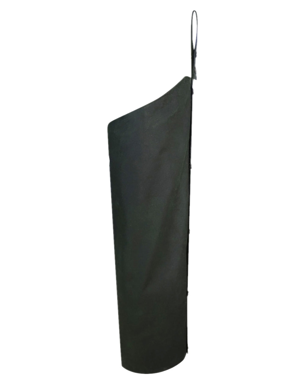 Olive Coloured Hoggs of Fife Waxed Leggings on white background