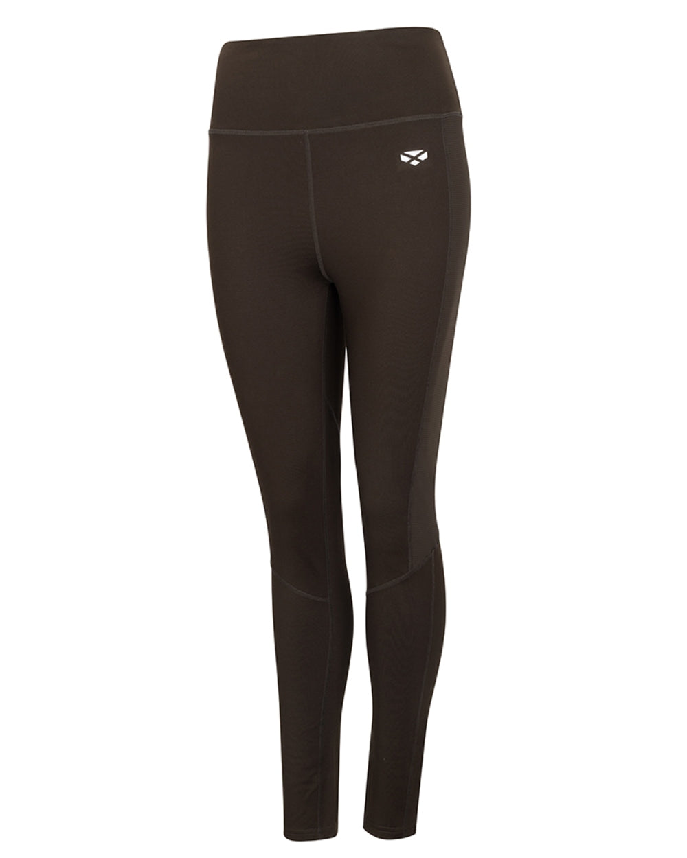 Forest Green Coloured Hoggs of Fife Womens Skye Active Thermal Leggings on white background