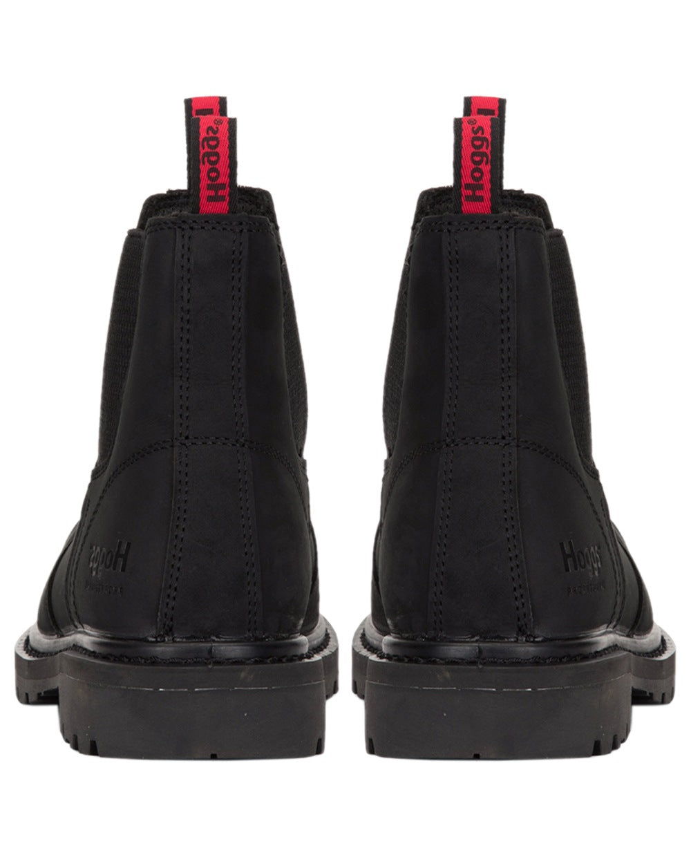 Crazy Horse Black Coloured Hoggs of Fife Zeus Safety Dealer Boots on white background