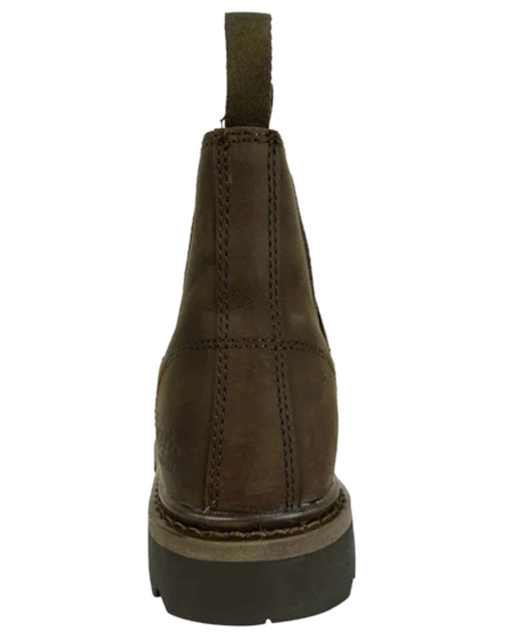 Crazy Horse Brown Coloured Hoggs of Fife Zeus Safety Dealer Boots on white background