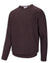 Hoggs of Fife Borders Ribbed Knit Pullover in Redwood #colour_redwood