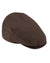 Hoggs of Fife Wax Flat Cap in Brown #colour_brown