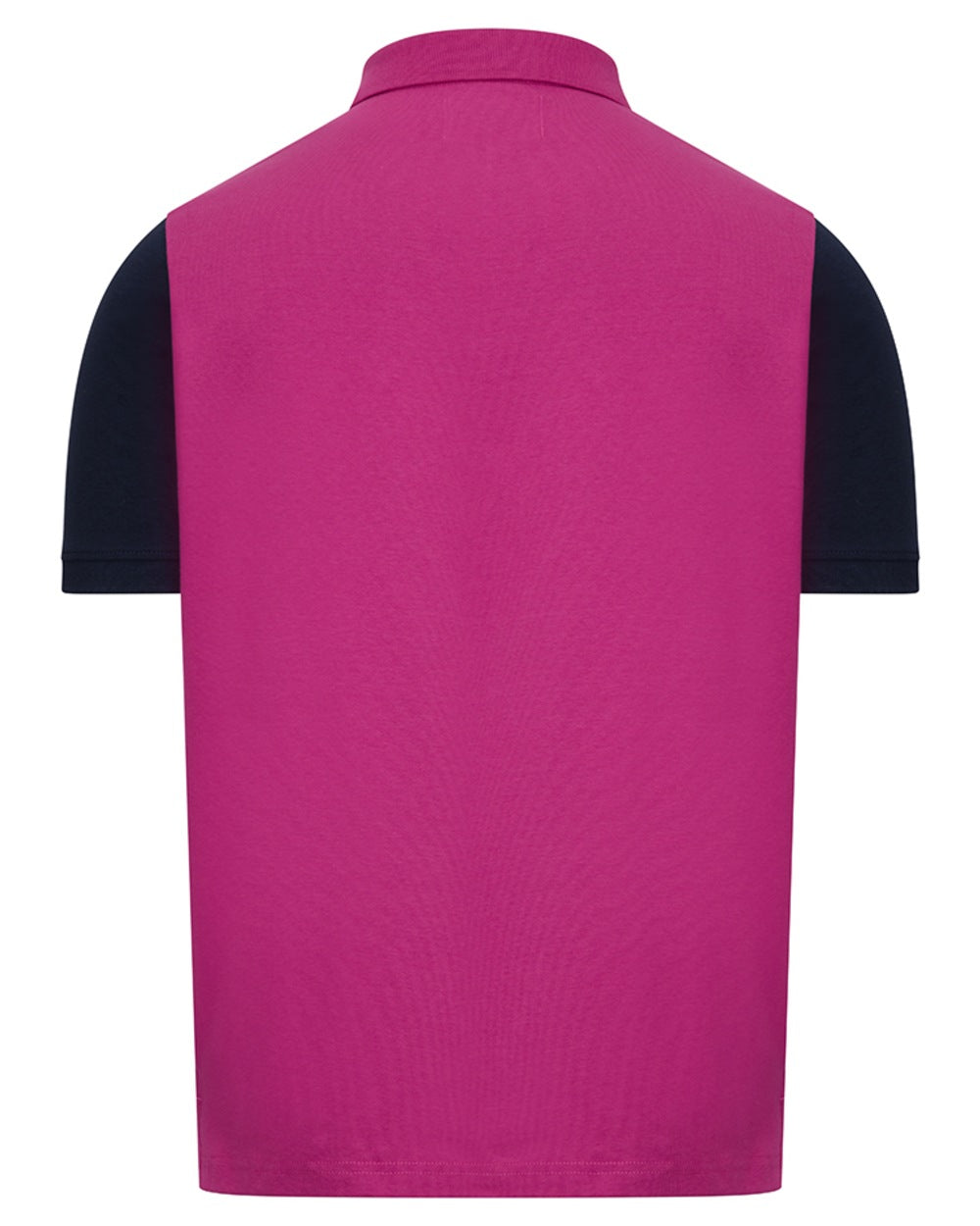 Berry Navy coloured Hoggs of Fife Womens Abbey Sash Jersey Polo Shirt on white background