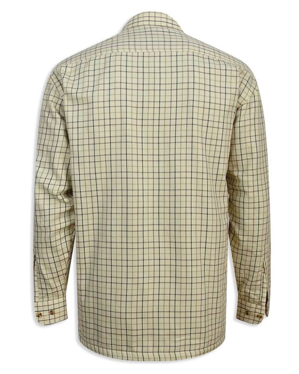 Hoggs of Fife Micro Fleece Lined Shirt in Birch 