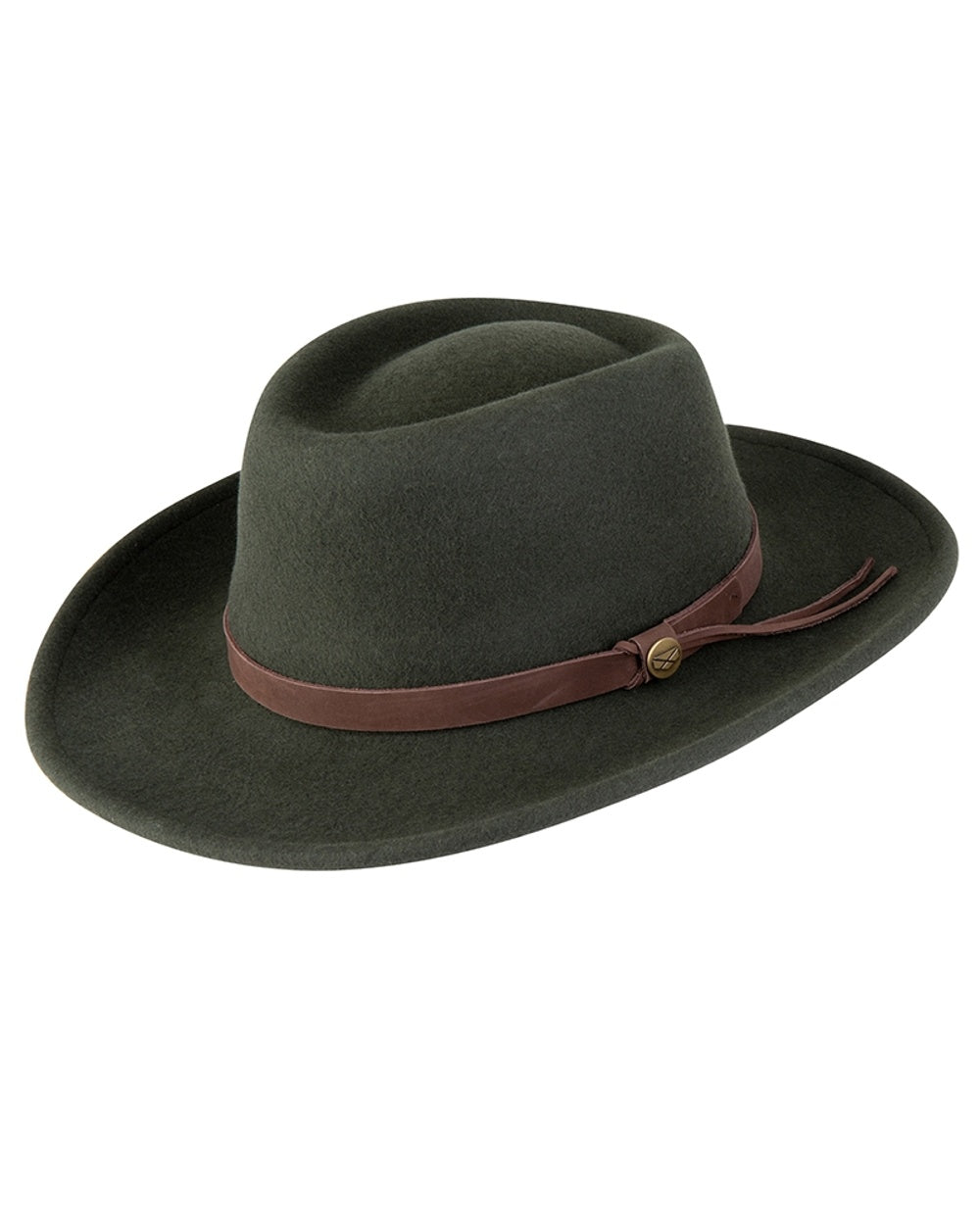 Cotswold Country Hats 100% Wool Felt Crushable Indiana Fedora Hat