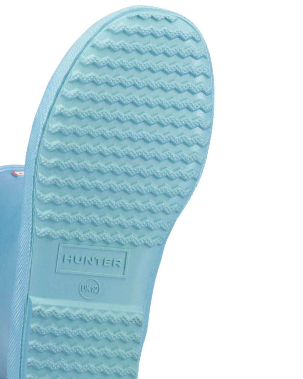Pool Blue Coloured Hunter Childrens First Nebula Wellington Boots on white background