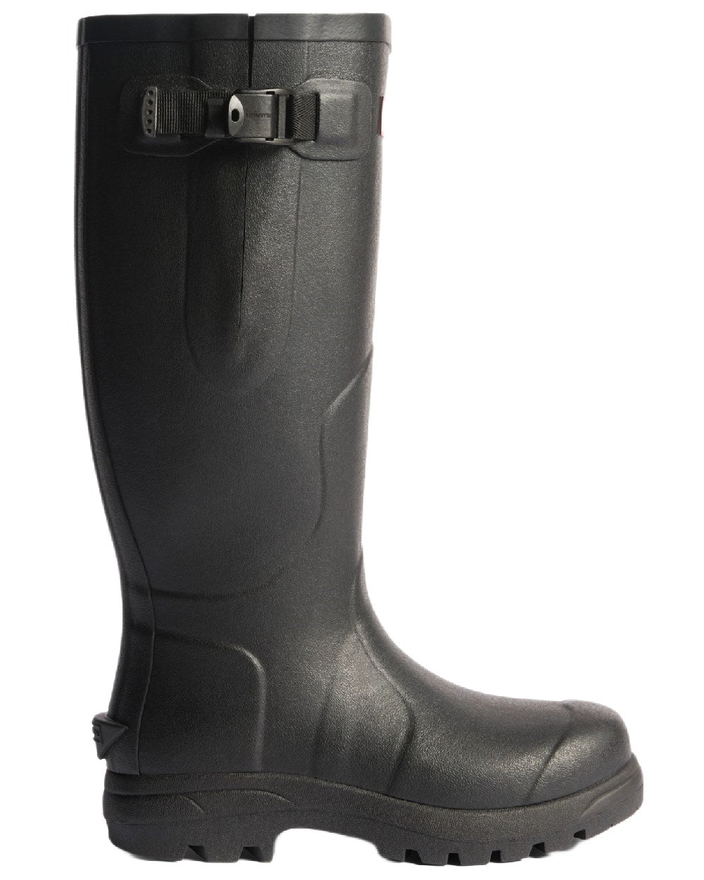 Black Coloured Hunter Mens Balmoral MK II Boots on white background